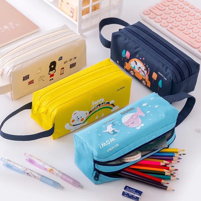 Korean INS Pencil Cases for Girls Kids School Supplies 2024 Kawaii Stationery Cute Large Capacity Desk Cosmetic Storage Bag
Korean INS Pencil Cases for Girls Kids School Supplies 2024 Kawaii Stationery Cute Large Capacity Desk Cosmetic Storage Bag