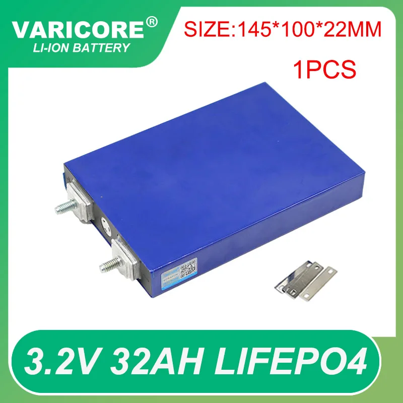 

Original VariCore 3.2V 32Ah Lifepo4 Batteries 4S 12.8V 30ah 3C 5C Lithium Iron Phosphate Battery Pack Solar Motorcycle Li-ion
