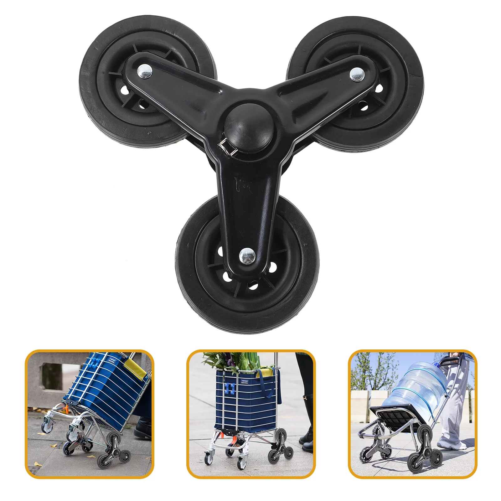Shopping Cart Wheels for Triangle Casters Stair Climbing Accessories Heavy Duty Luggage
Shopping Cart Wheels for Triangle Casters Stair Climbing Accessories Heavy Duty Luggage