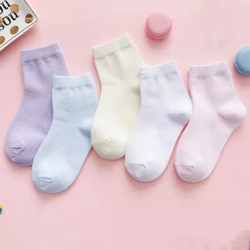 5 Pairs Baby Socks Boys Girls Solid Color Cotton Soft Multicolor Ventilation Mesh Loose Comfortable Kids School Sport Short Sock
5 Pairs Baby Socks Boys Girls Solid Color Cotton Soft Multicolor Ventilation Mesh Loose Comfortable Kids School Sport Short Sock