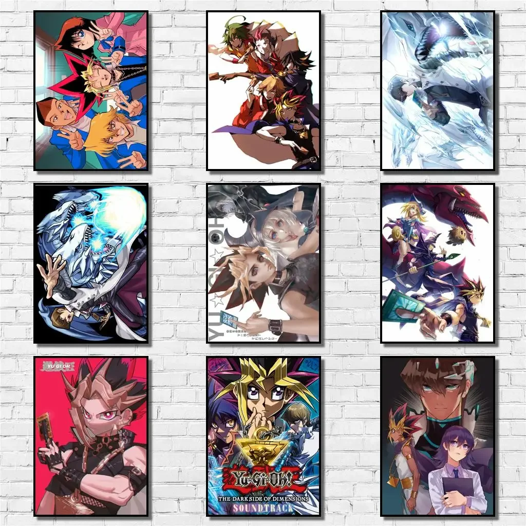 

50 Designs Anime Yu-Gi-Oh! Whitepaper Poster Artwork Fancy Wall Sticker for Coffee House Bar A3