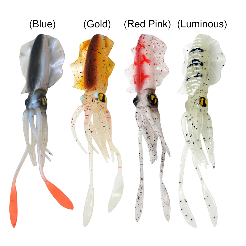 

15cm 15g Bionic Simulation Squid Sea Fishing Lures Crankbait Artificial Wobbler Soft Bait Fishing Tackle Fake Lure Bait