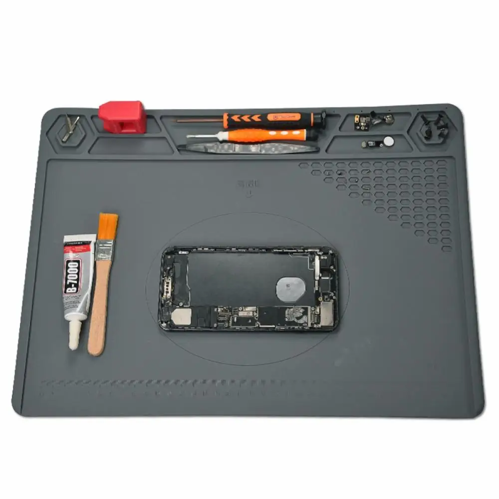 Silicone Heat Insulation Welding Working Mat for Welding / Circuit Board Maintenance, Durable Insulation Repair Pad
Silicone Heat Insulation Welding Working Mat for Welding / Circuit Board Maintenance, Durable Insulation Repair Pad