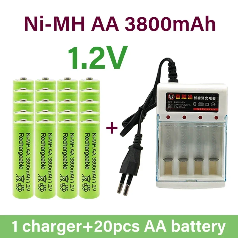 Aa Rechargeable Battery 3800Mah Aa1.2v Ni MH Rechargeable Battery, Applicable To Free Distribution of LED Lamp Toys Mp3
Aa Rechargeable Battery 3800Mah Aa1.2v Ni MH Rechargeable Battery, Applicable To Free Distribution of LED Lamp Toys Mp3