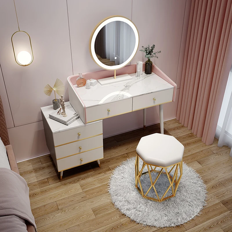 Modern Minimalist Man-made Board Dressers for With Light Furniture Nordic Designer Light Luxury Leisure Vanity Girl Furniture 
Modern Minimalist Man-made Board Dressers for With Light Furniture Nordic Designer Light Luxury Leisure Vanity Girl Furniture