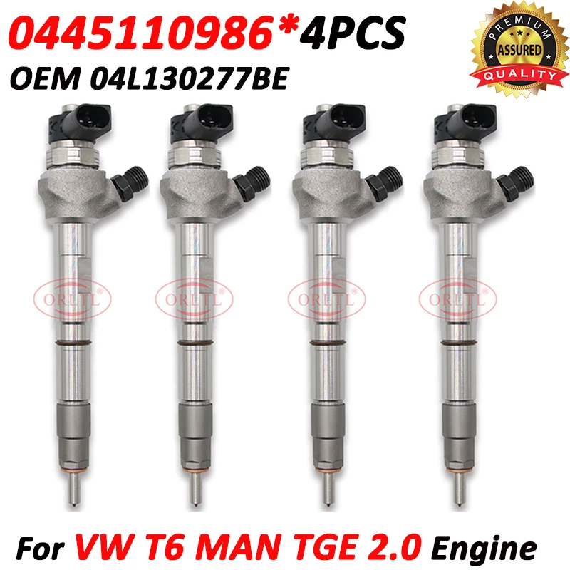 Форсунка дизельного топлива 04L130277BE для двигателя VW T6 Crafter MAN TGE 0445110986 TDI
Форсунка дизельного топлива 04L130277BE для двигателя VW T6 Crafter MAN TGE 0445110986 TDI