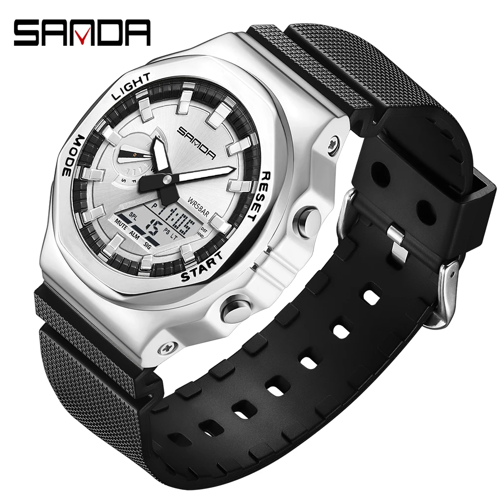Military Men Sports Army Watches G-style Analog Digital Quartz Waterproof 50M Men's Shock Wrist Watch For Man Relogio Masculino
Military Men Sports Army Watches G-style Analog Digital Quartz Waterproof 50M Men's Shock Wrist Watch For Man Relogio Masculino