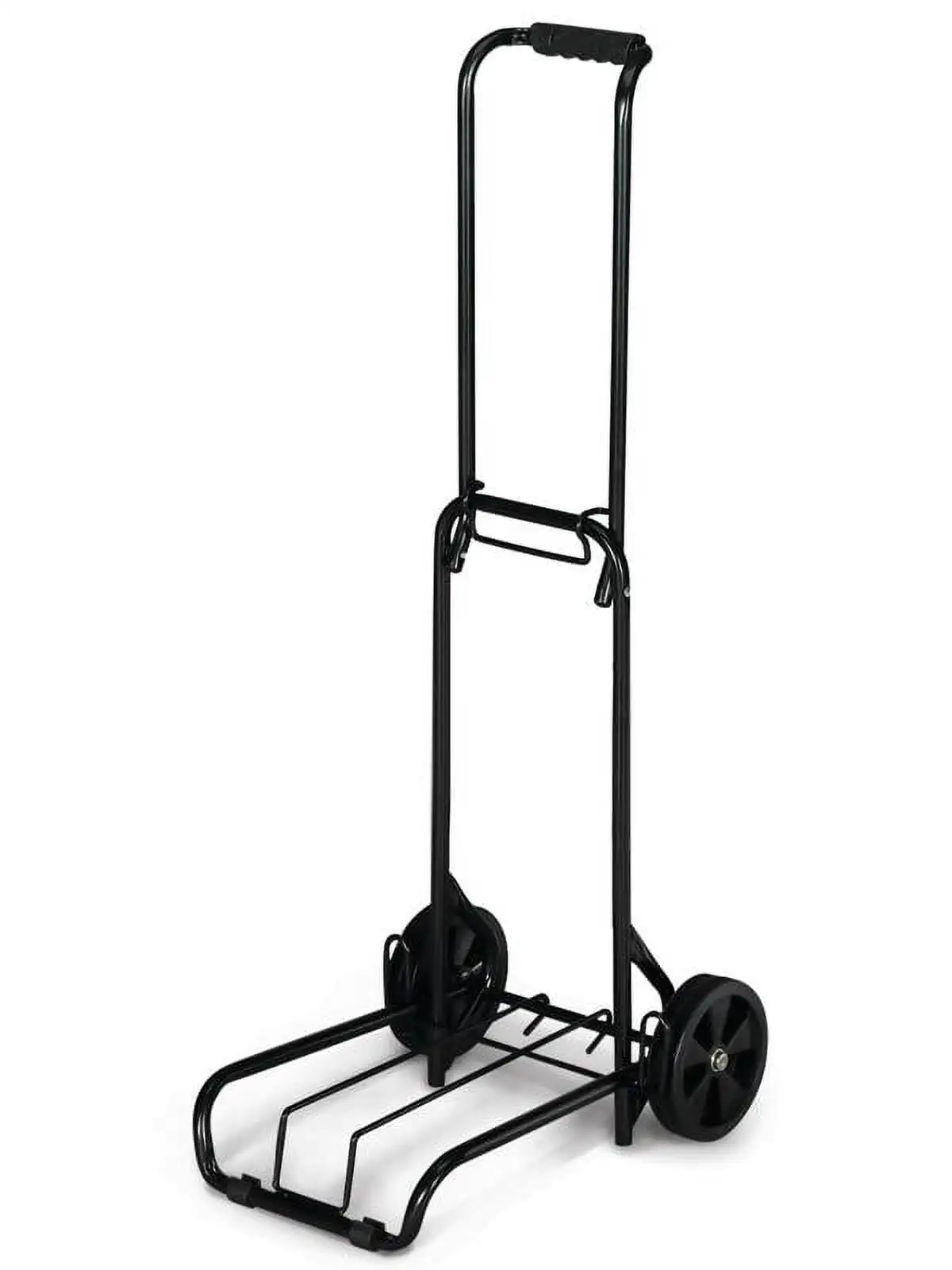 Folding Luggage Cart, Black, 39" x 13" (15" Platform), 3lbs Empty, 75lbs Capacity
Folding Luggage Cart, Black, 39" x 13" (15" Platform), 3lbs Empty, 75lbs Capacity