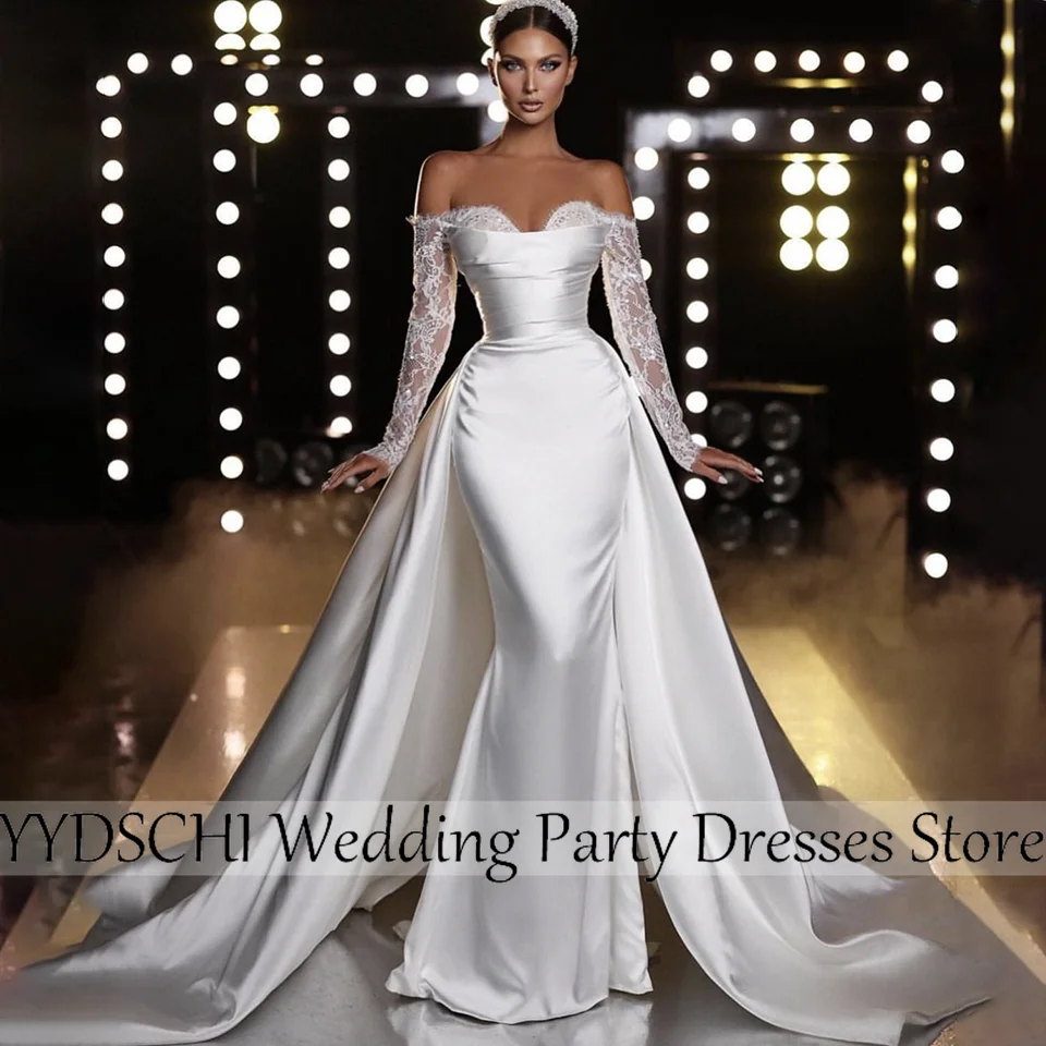 Wedding Dresses 2024 vestido de novia For Women With Train Party Dresses Mermaid/Trumpet Elegant Women's Dress Pearl set diamond 
Wedding Dresses 2024 vestido de novia For Women With Train Party Dresses Mermaid/Trumpet Elegant Women's Dress Pearl set diamond