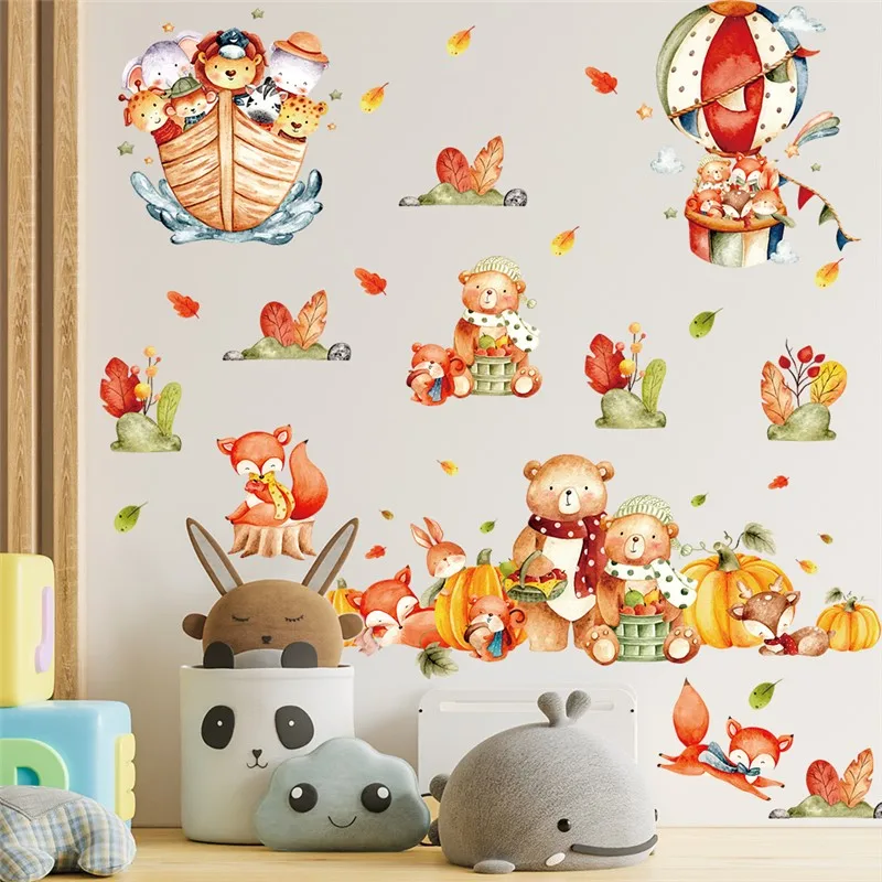Cartoon Animals Enjoying the Life Wall Stickers For Kids Bedroom Decoration Africa Safari Mural Art Diy Home Decals Pvc Posters
Cartoon Animals Enjoying the Life Wall Stickers For Kids Bedroom Decoration Africa Safari Mural Art Diy Home Decals Pvc Posters