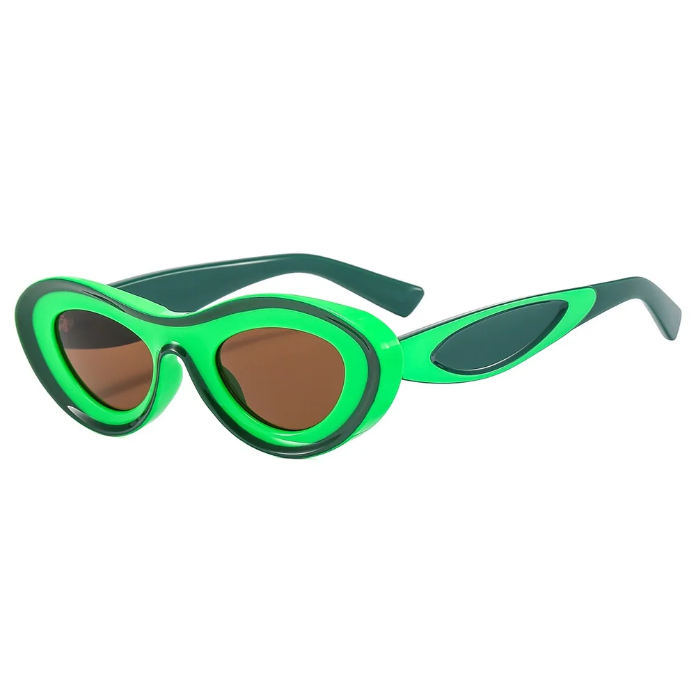 New Cat Eye Sunglasses Women Men Two Color Oval Concave Sun Glasses Blue Green Shades Luxury Retro Brand UV400 Oculus Gafas
New Cat Eye Sunglasses Women Men Two Color Oval Concave Sun Glasses Blue Green Shades Luxury Retro Brand UV400 Oculus Gafas