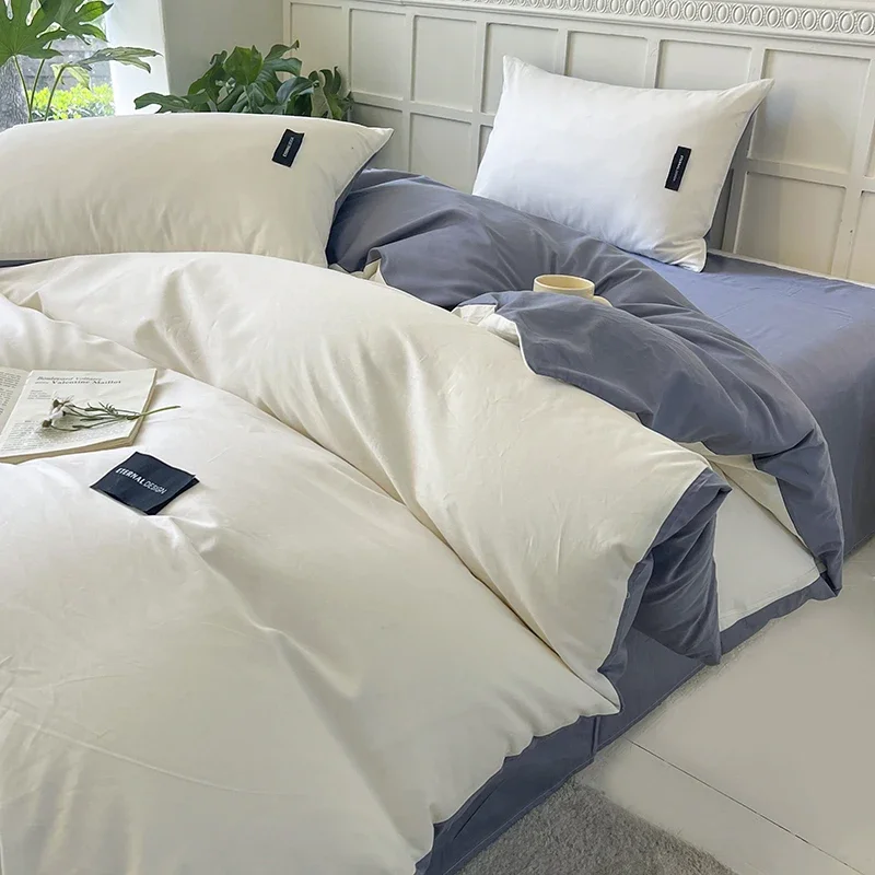 White Bedding Comforter Set with Pillowcase bed sheet Single Full Size Bed Linen Duvet Cover Set Queen/King Double Single Bed
White Bedding Comforter Set with Pillowcase bed sheet Single Full Size Bed Linen Duvet Cover Set Queen/King Double Single Bed
