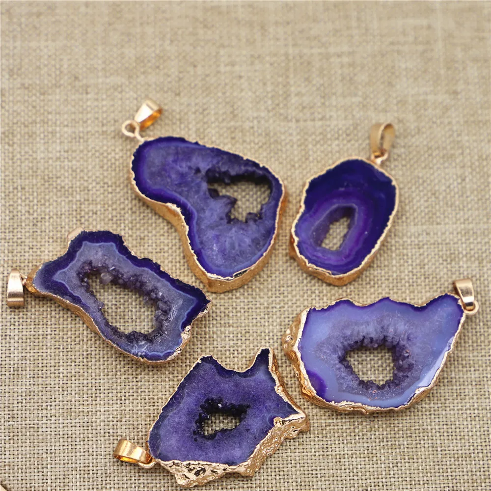 Natural Agate Pendants Irregular Raw Ore Gold-plated Edge Necklace Fashion Clavicle Chain DIY Jewelry Accessories Wholesale 5Pcs
Natural Agate Pendants Irregular Raw Ore Gold-plated Edge Necklace Fashion Clavicle Chain DIY Jewelry Accessories Wholesale 5Pcs