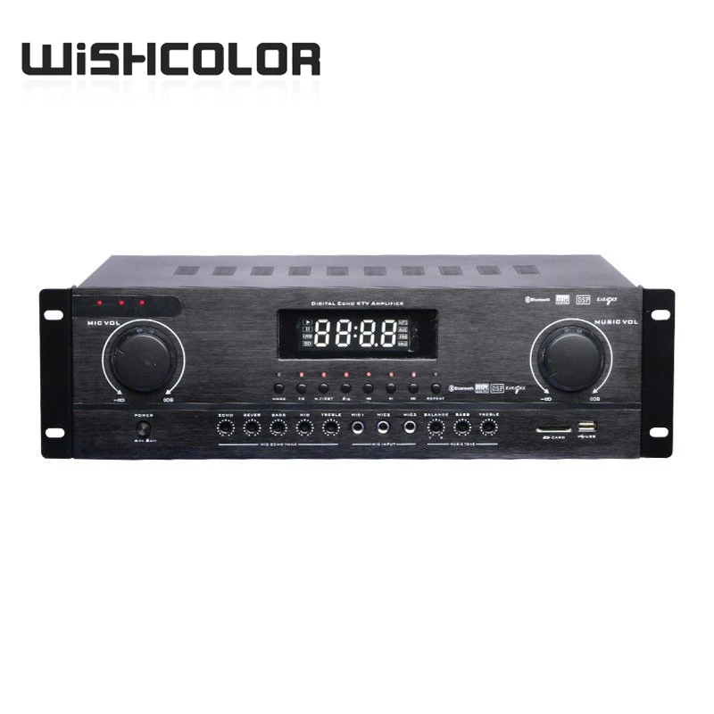 Wishcolor F15 700W+700W Karaoke Constant Resistance Audio Power Amplifier Support Wireless Bluetooth Control
Wishcolor F15 700W+700W Karaoke Constant Resistance Audio Power Amplifier Support Wireless Bluetooth Control