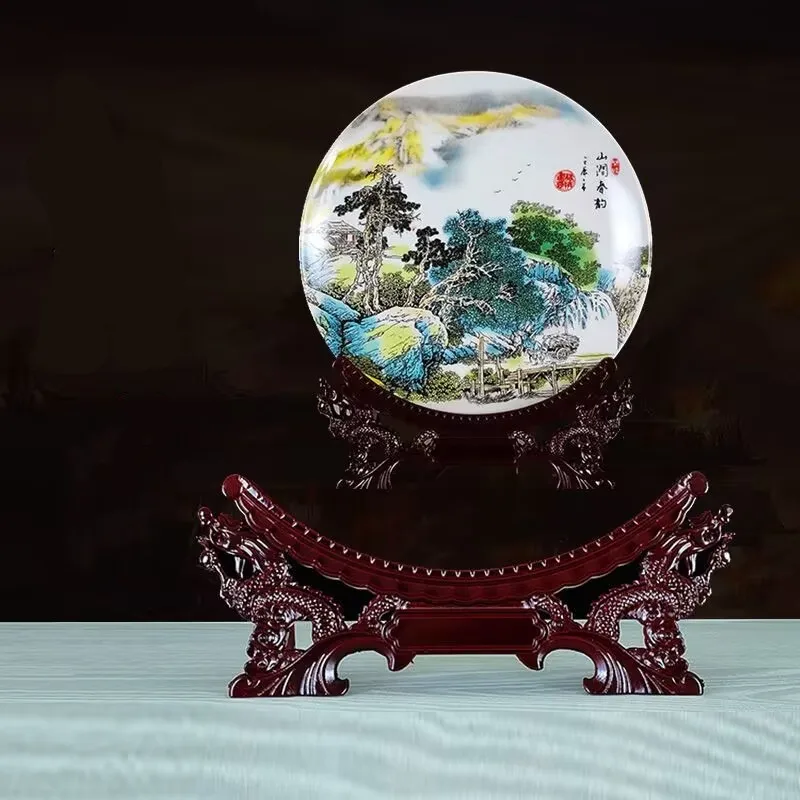 Chinese Classical Style Red Dragon Design Plastic Decorative Plates Tea Cake Bracket Holder Display Stand Home Decor
Chinese Classical Style Red Dragon Design Plastic Decorative Plates Tea Cake Bracket Holder Display Stand Home Decor