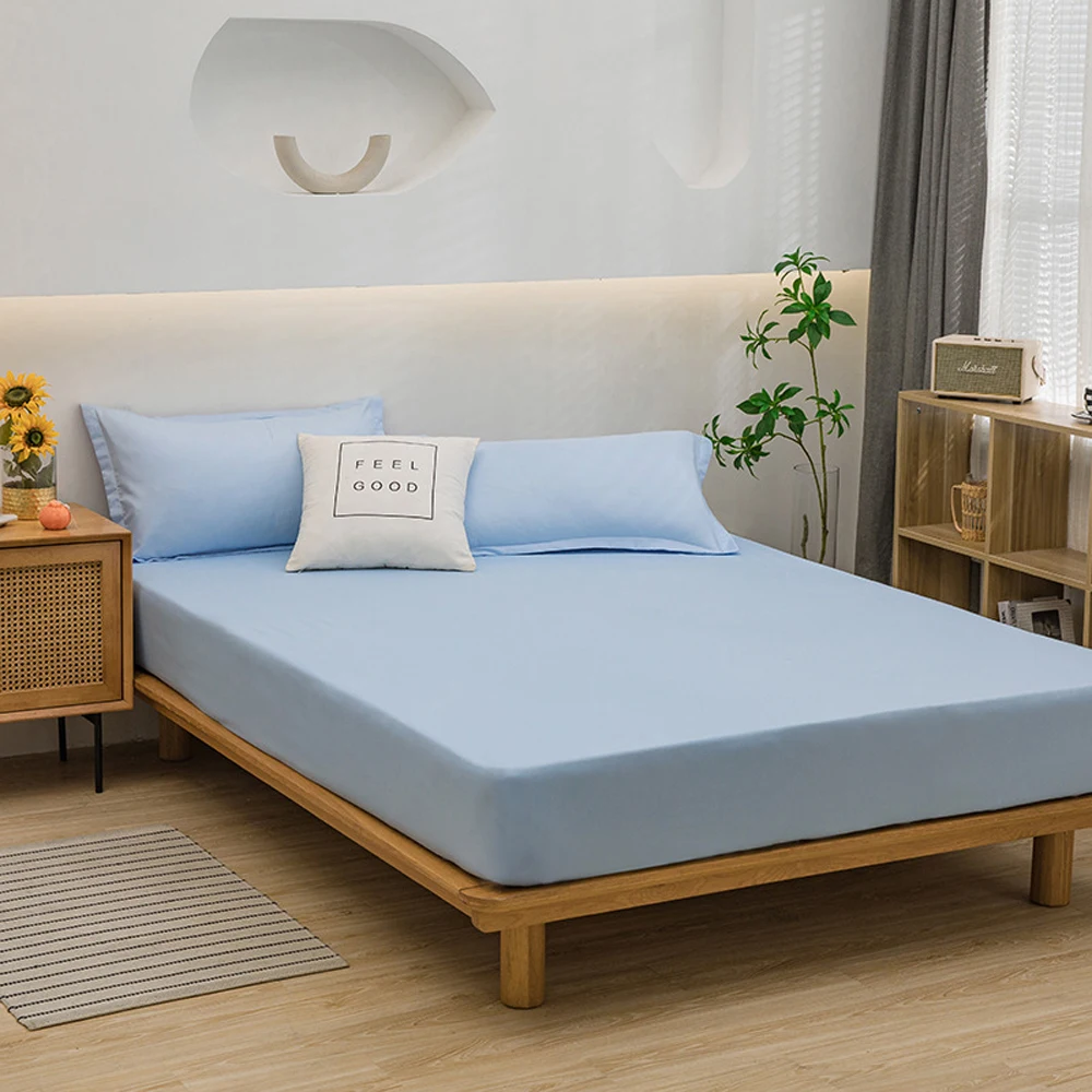 Solid Color Fitted Sheet Washed Cotton Single Piece Mattress Dustproof Protective Cover Bed Cover Bedspread Home Decor Supply
Solid Color Fitted Sheet Washed Cotton Single Piece Mattress Dustproof Protective Cover Bed Cover Bedspread Home Decor Supply
