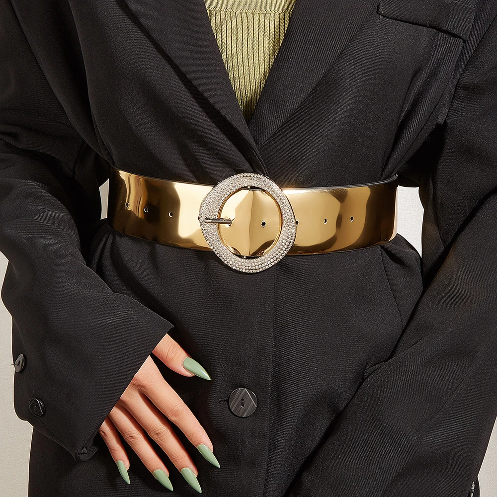High Quality Ladies Fashion Gold Belt Dress Shirt Suit Decorative Pin Buckle Belts for Women Luxury Designer Waist Belt VD4113
High Quality Ladies Fashion Gold Belt Dress Shirt Suit Decorative Pin Buckle Belts for Women Luxury Designer Waist Belt VD4113