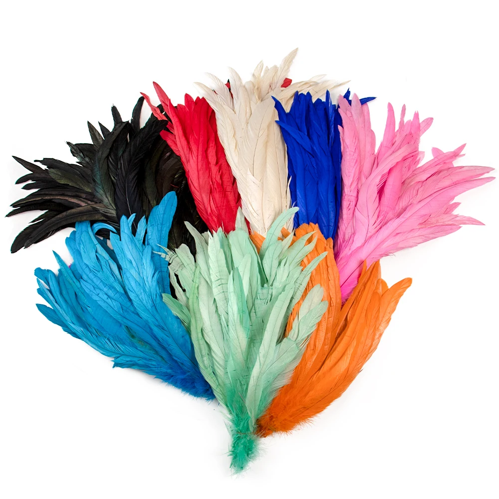 Wholesale 50Pcs Natural Rooster Tail Feathers 30-35CM for DIY Crafts Wedding Carnival Party Creative Headwear Feather Decoration
Wholesale 50Pcs Natural Rooster Tail Feathers 30-35CM for DIY Crafts Wedding Carnival Party Creative Headwear Feather Decoration