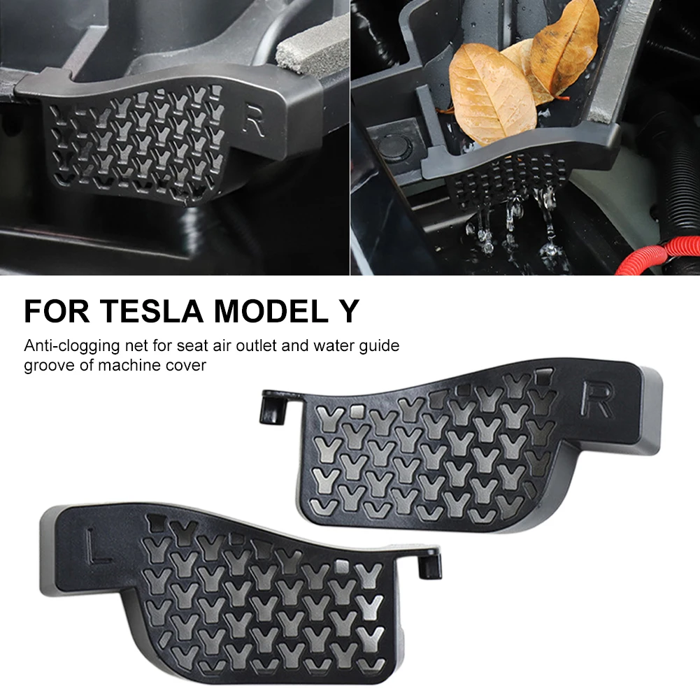 2pcs Debris Filter for Tesla Model Y Front Trunk Water Guide Groove Filter Anti-Clogging Water Channel Filter Net Car accessorie
2pcs Debris Filter for Tesla Model Y Front Trunk Water Guide Groove Filter Anti-Clogging Water Channel Filter Net Car accessorie