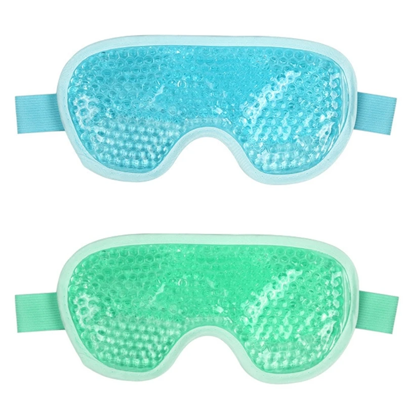 

Gel Eye Mask Reduce Puffy-Dark-Circles Migraines Headache Stress Relief Reusable Hot Cold Therapy-Compress Heat Ice Pack