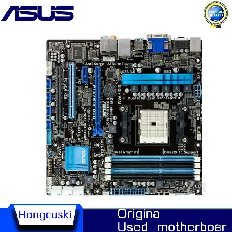 Используется для ASUS F1A75-M PRO оригинальная материнская плата разъем FM1 DDR3 USB3.0 SATA3 A75 материнская плата для настольного компьютера
Используется для ASUS F1A75-M PRO оригинальная материнская плата разъем FM1 DDR3 USB3.0 SATA3 A75 материнская плата для настольного компьютера