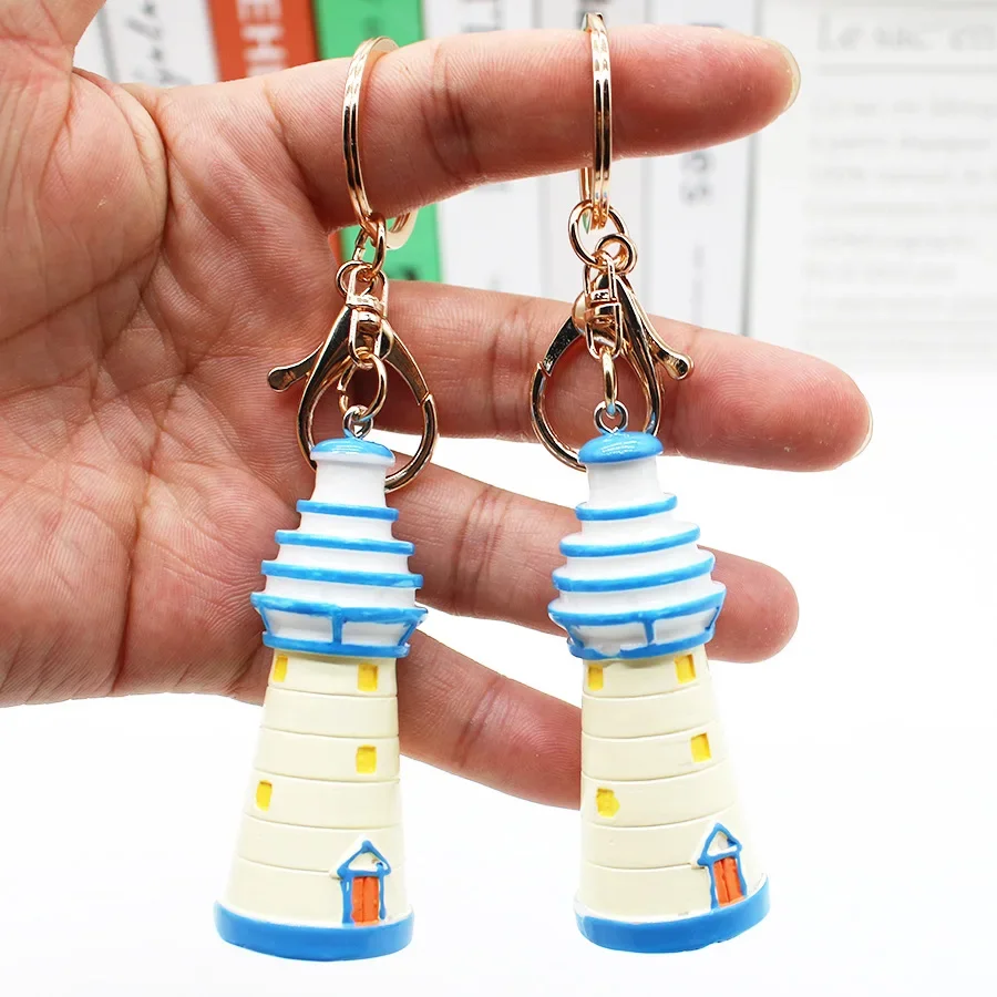 1pcs Micro Landscape Mediterranean Style Ocean Lighthouse Keychain Architectural Crafts Decoration Simulation Lighthouse Pendant
1pcs Micro Landscape Mediterranean Style Ocean Lighthouse Keychain Architectural Crafts Decoration Simulation Lighthouse Pendant
