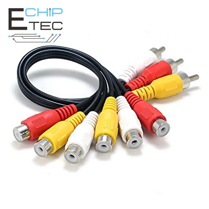 1PCS/2PCS 3 Male to 6 Female Lotus Head for DVD Set-top Box TV Three-color Audio and Video Cable
1PCS/2PCS 3 Male to 6 Female Lotus Head for DVD Set-top Box TV Three-color Audio and Video Cable
