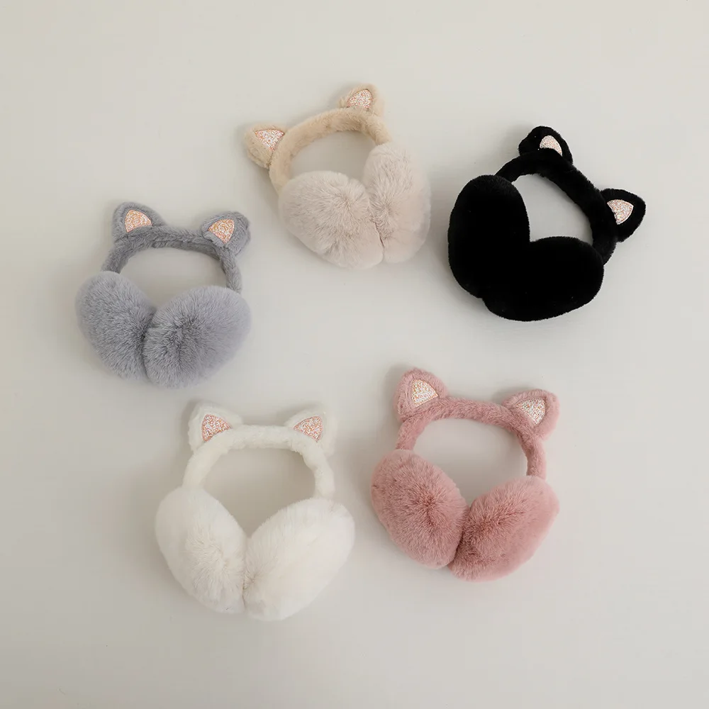 Christmas Hot selling winter warm plush foldable earmuffs 2023 cartoon cat ears girl ear cover earmuffs
Christmas Hot selling winter warm plush foldable earmuffs 2023 cartoon cat ears girl ear cover earmuffs