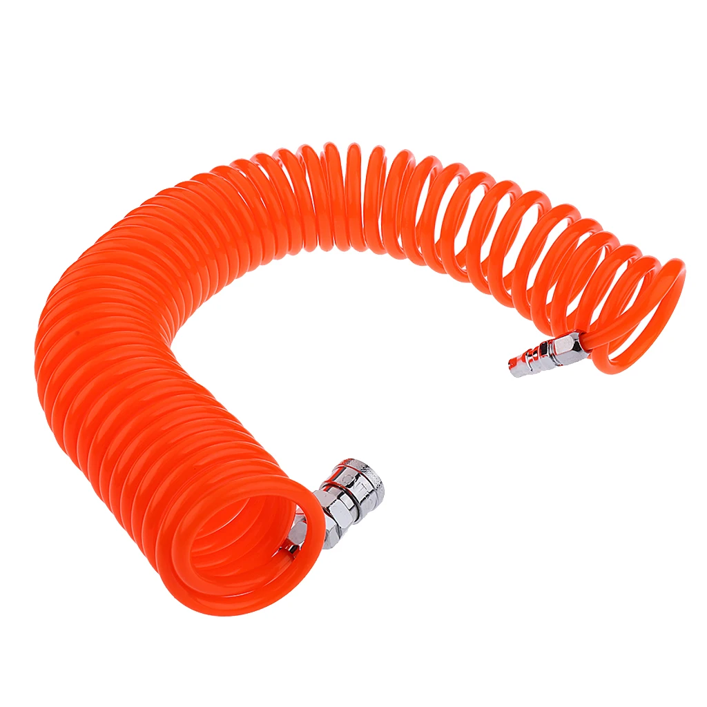 

12m Retractable Coil Air Hose Hose 8mmx5mm VE with 1/4 "NPT Connections