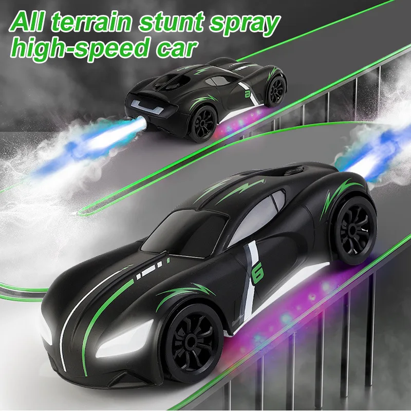 2.4G Remote Control Spray Supercar Drift Racing Car High Speed Light Music Electric RC Car 360° Rotate Trick Car Children's Toys
2.4G Remote Control Spray Supercar Drift Racing Car High Speed Light Music Electric RC Car 360° Rotate Trick Car Children's Toys