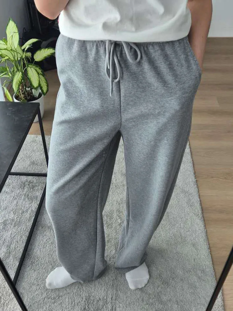 بنطلون رياضي نسائي من ستريمجيرل بلون أزرق ربيعي، واسع الساق وفضفاض مع حبل ربط، بنطلون قطني أحمر فضفاض للنساء بخصر عالٍ بنطلون رياضي نسائي من ستريمجيرل بلون أزرق ربيعي، واسع الساق وفضفاض مع حبل ربط، بنطلون قطني أحمر فضفاض للنساء بخصر عالٍ