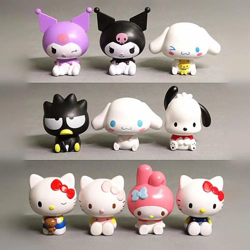 Sanrio Anime Figure Toy Hello Kitty My Melody Kuromi Cinnamoroll Kawaii Toys Cake Decor DIY Accessories Cute Gifts for Children
Sanrio Anime Figure Toy Hello Kitty My Melody Kuromi Cinnamoroll Kawaii Toys Cake Decor DIY Accessories Cute Gifts for Children