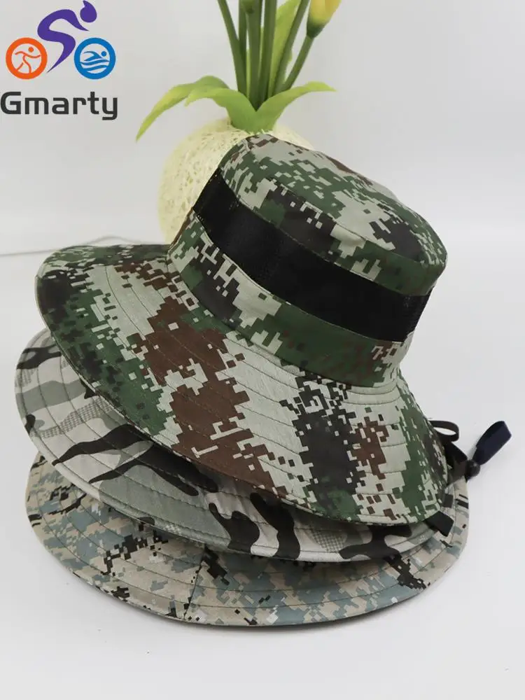 

Tactical Camouflage Bucket Hats Men Women Summer Sunproof Breathable Camping, Fishing, Hiking, Military Exercise Cap Hat