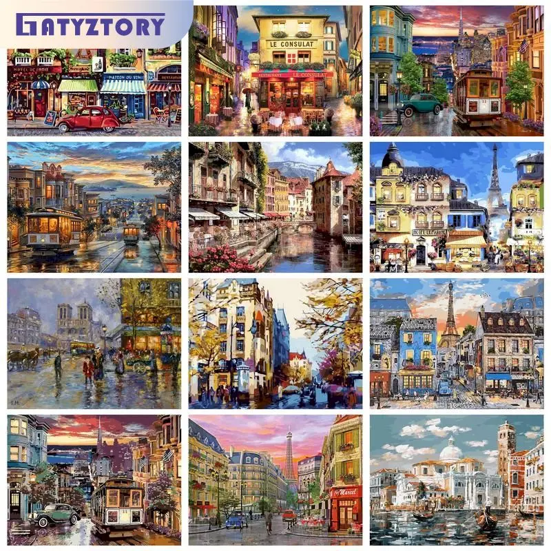GATYZTORY Acrylic Paint By Numbers Oil Painting By Numbers Towns Landscape DIY Gift Home Decor On Canvas Coloring By Numbers Art
GATYZTORY Acrylic Paint By Numbers Oil Painting By Numbers Towns Landscape DIY Gift Home Decor On Canvas Coloring By Numbers Art