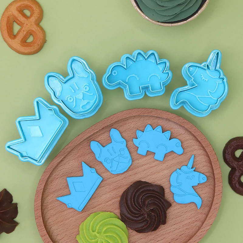 4Pcs/Set Cake Animal Plunger Fondant Decorating Sugar Craft Mold Cutter Cake Decorating Pastry Cookie Tools
4Pcs/Set Cake Animal Plunger Fondant Decorating Sugar Craft Mold Cutter Cake Decorating Pastry Cookie Tools