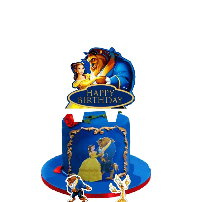 1pcs/lot Beauty And The Beast Theme Kids Favors Cake Toppers Banner Flag Decorations Birthday Events Party Picks Supplies
1pcs/lot Beauty And The Beast Theme Kids Favors Cake Toppers Banner Flag Decorations Birthday Events Party Picks Supplies