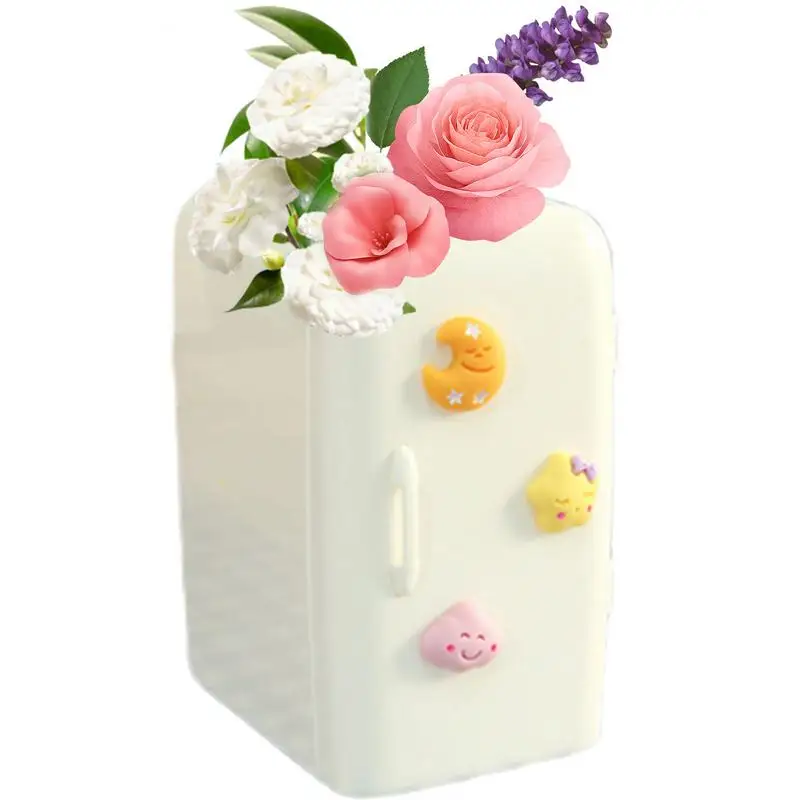 Refrigerator Pen Holder Cute Makeup Cute Vertical Pen Organizer With 3D Stickers Mini Refrige Shaped Desk Organizer Pen Holder
Refrigerator Pen Holder Cute Makeup Cute Vertical Pen Organizer With 3D Stickers Mini Refrige Shaped Desk Organizer Pen Holder