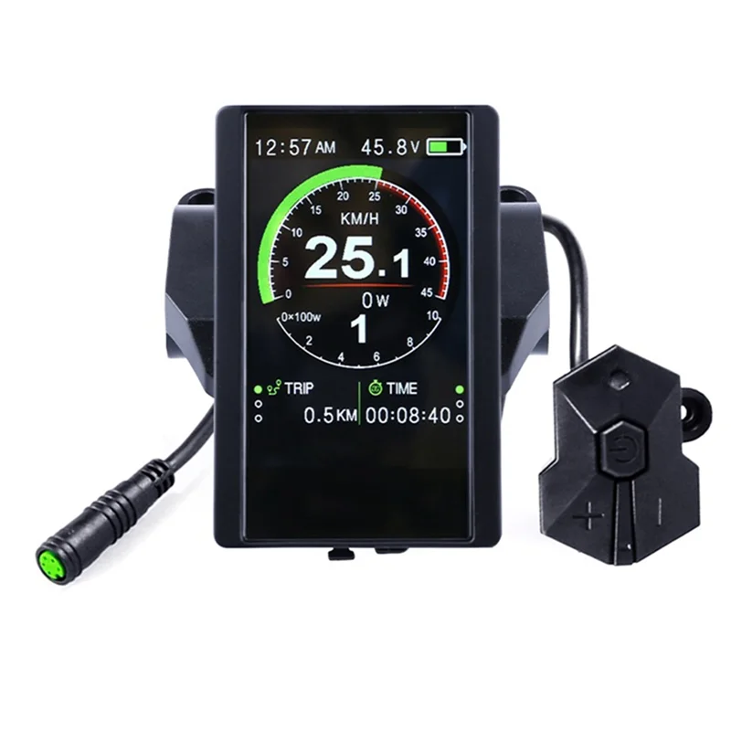 New Colorful Screen Display P850C Speedometer with 9-Level Assist for Bafang Electric Bicycle BBS01B BBS02B BBSHD
New Colorful Screen Display P850C Speedometer with 9-Level Assist for Bafang Electric Bicycle BBS01B BBS02B BBSHD