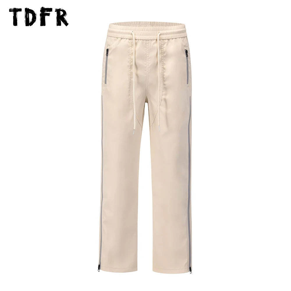 Necklace Decoration Casual Pants Mens Split-Hem Elastic Waist Loose Straight Loose Trousers Men
Necklace Decoration Casual Pants Mens Split-Hem Elastic Waist Loose Straight Loose Trousers Men