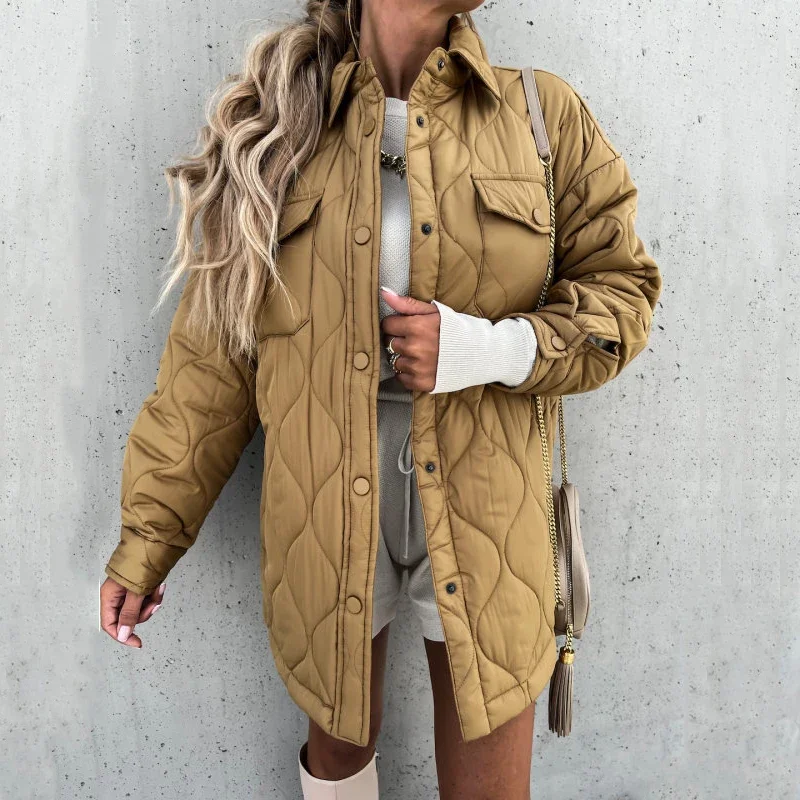 Women's Winter Coats Keep Warm Solid Pocket Casual Cotton Coats Woman Jackets 2023 New Loose Buttoned Thick Parkas Woman Jacket
Women's Winter Coats Keep Warm Solid Pocket Casual Cotton Coats Woman Jackets 2023 New Loose Buttoned Thick Parkas Woman Jacket
