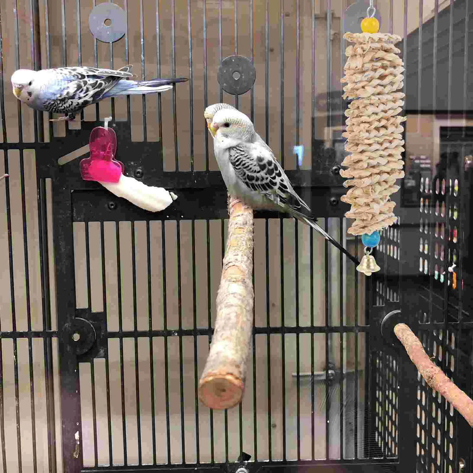 

Parrot Chew Toy Supplies Bird Cage Hanging Funny Lovely Interesting Small Delicate Bite-resistant Chewing