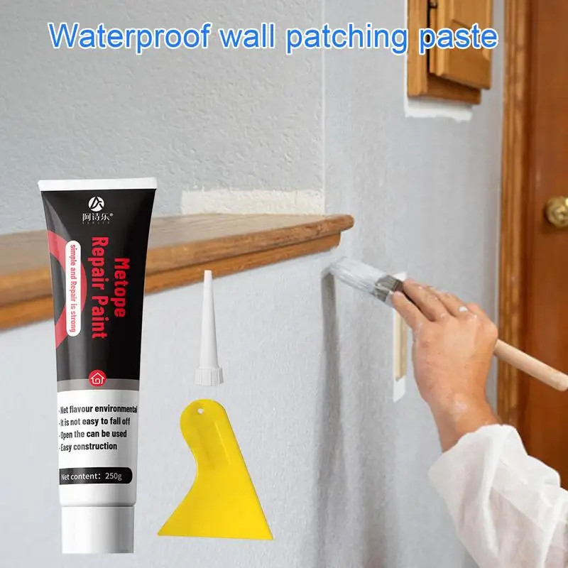 

Tile Gap Repair Agent Waterproof Patching Paste Strong Adhesive Drywall Filler For Holes With Scraper Home Bathroom Wall Repair