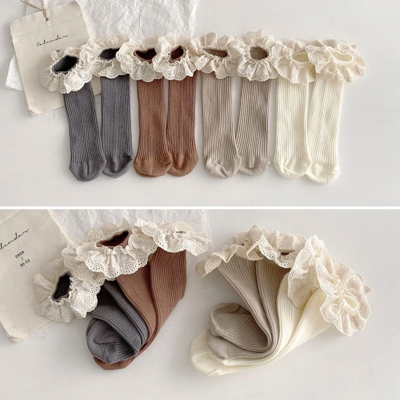 4 Pairs New Baby Socks Baby Boys Girls Knee Length Socks Cute Mixed Color Cotton Lace Stockings for 0-4 Year Kids
4 Pairs New Baby Socks Baby Boys Girls Knee Length Socks Cute Mixed Color Cotton Lace Stockings for 0-4 Year Kids