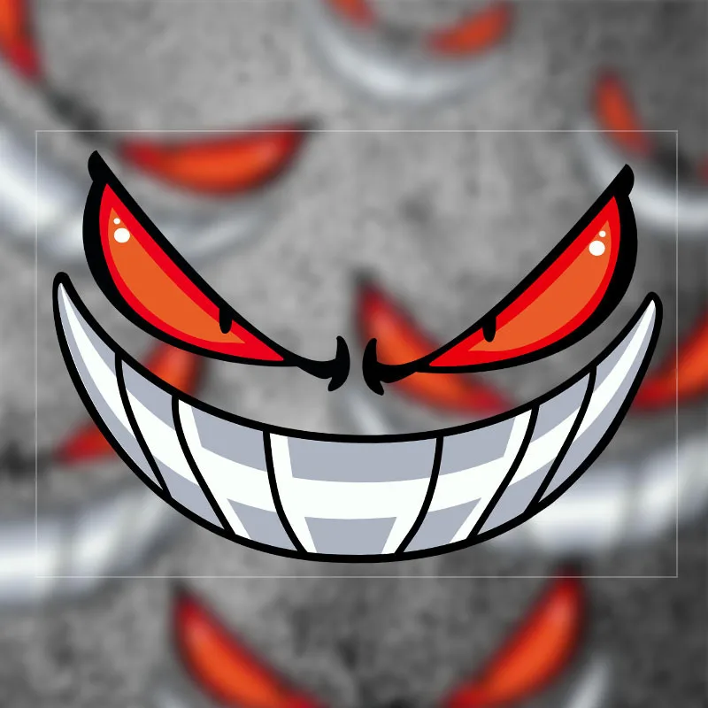 Horror Demon Eyes Car Sticker Expression Sticker Electric Motorcycle Head Reflective Sticker Waterproof Decorative Stickers
Horror Demon Eyes Car Sticker Expression Sticker Electric Motorcycle Head Reflective Sticker Waterproof Decorative Stickers