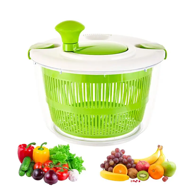 

Multifunctions Vegetable Washing Organizer High-Speed Rotation Salad Spinner Strainer Basket Kitchen Gadgets kitchen Supplies