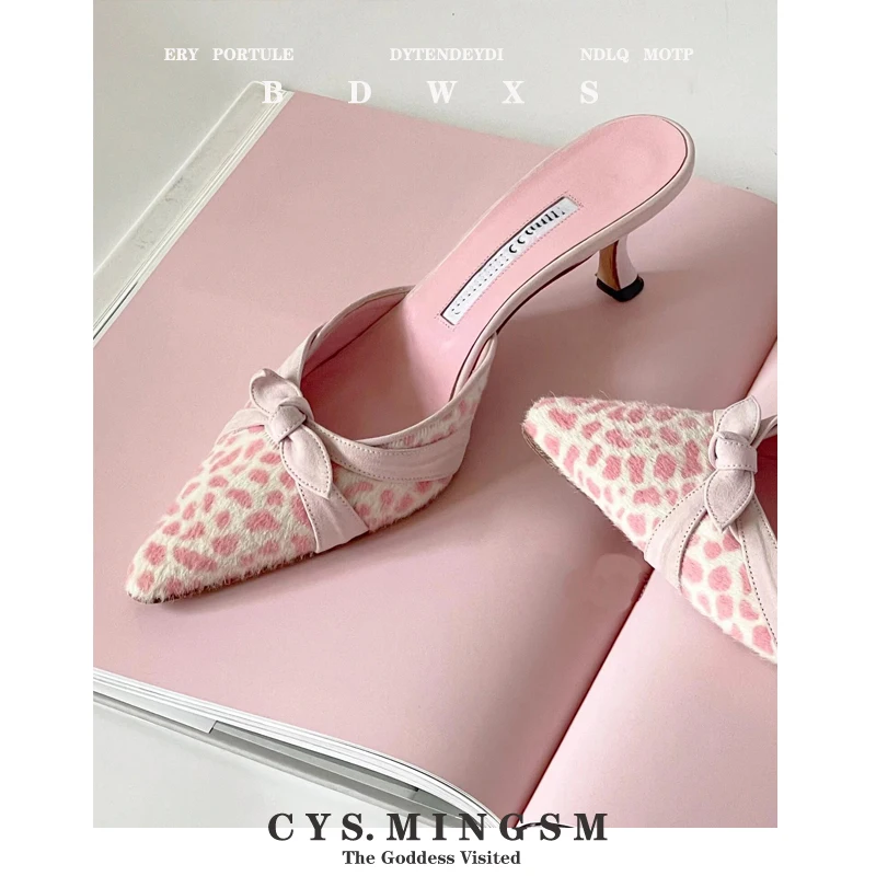 Butterfly Knot Туфли Женские Pink Fur Cotton Heeled Sandals Slippers Zapatos De Tacón Mujer Elegantes Splice Shoes For Woman2024
Butterfly Knot Туфли Женские Pink Fur Cotton Heeled Sandals Slippers Zapatos De Tacón Mujer Elegantes Splice Shoes For Woman2024