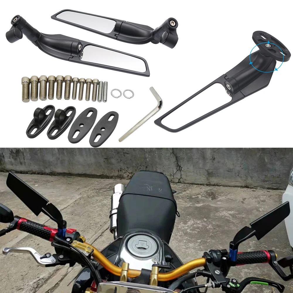 For Yamaha YZF R6 R25 R3 R125 R15 Motorcycle Mirror Modified Wind Wing Adjustable Rotating Rearview Mirror For CBR 600RR 1000RR
For Yamaha YZF R6 R25 R3 R125 R15 Motorcycle Mirror Modified Wind Wing Adjustable Rotating Rearview Mirror For CBR 600RR 1000RR