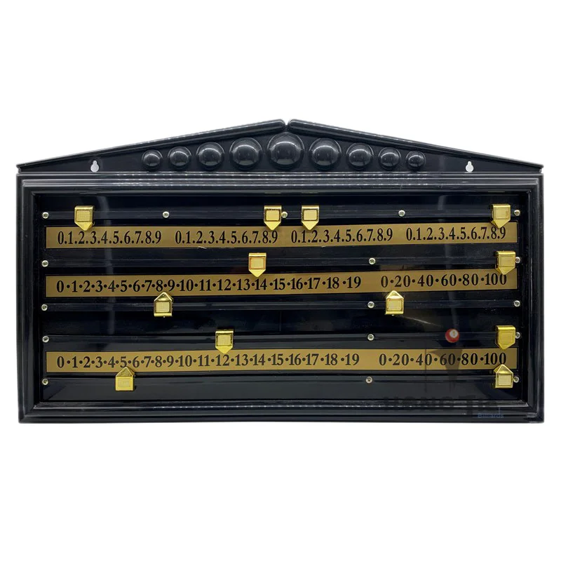 Top!-Billiards Scoreboard Snooker Score Recorder Billiard Club Game Recording Board Calculation Number Billiards Accessories
Top!-Billiards Scoreboard Snooker Score Recorder Billiard Club Game Recording Board Calculation Number Billiards Accessories