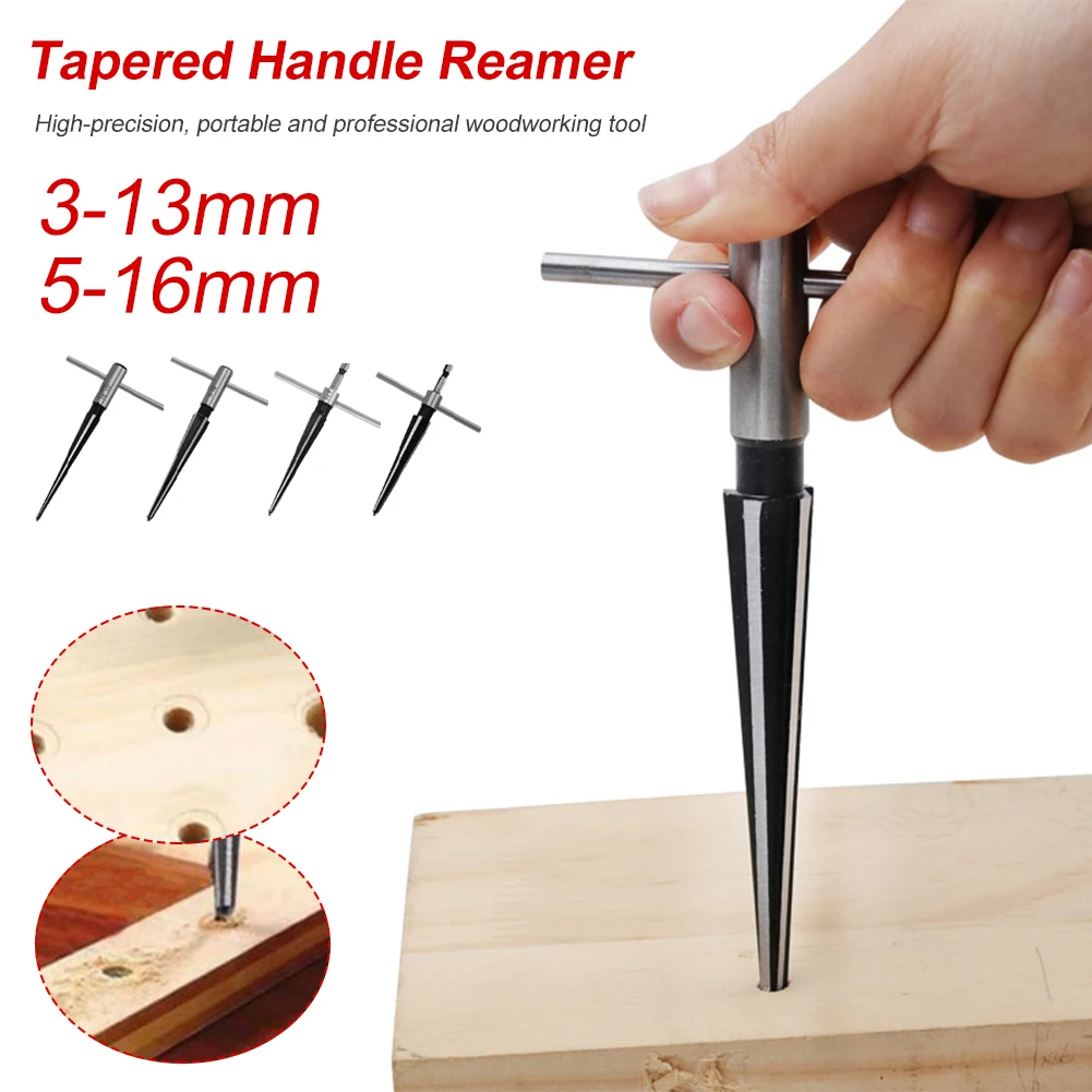 Tapered Reamer 3-13mm/5-16mm Hand Metal Reamer Deburring Enlarge Pin Hole Handheld Reamer For Plastic Wood Metal Drilling Tools
Tapered Reamer 3-13mm/5-16mm Hand Metal Reamer Deburring Enlarge Pin Hole Handheld Reamer For Plastic Wood Metal Drilling Tools