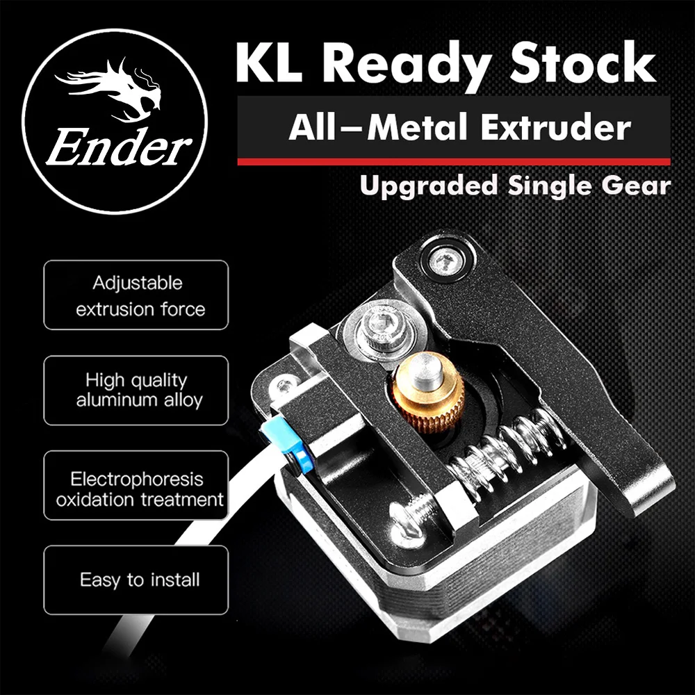 

CREALITY Extrusion Mechanism Kit (ferrous Metal)_far_black for Ender-3 Ender-3 Pro_Ender-3S Ender-3 V2 Ender-3 Max CR-10 CR-10S